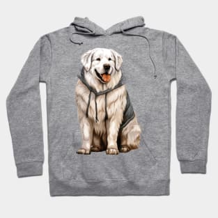 Winter Great Pyrenees Dog Hoodie